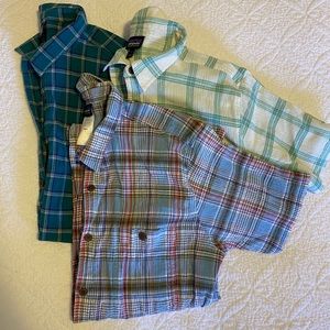 3 men’s Patagonia A/C organic cotton shirts